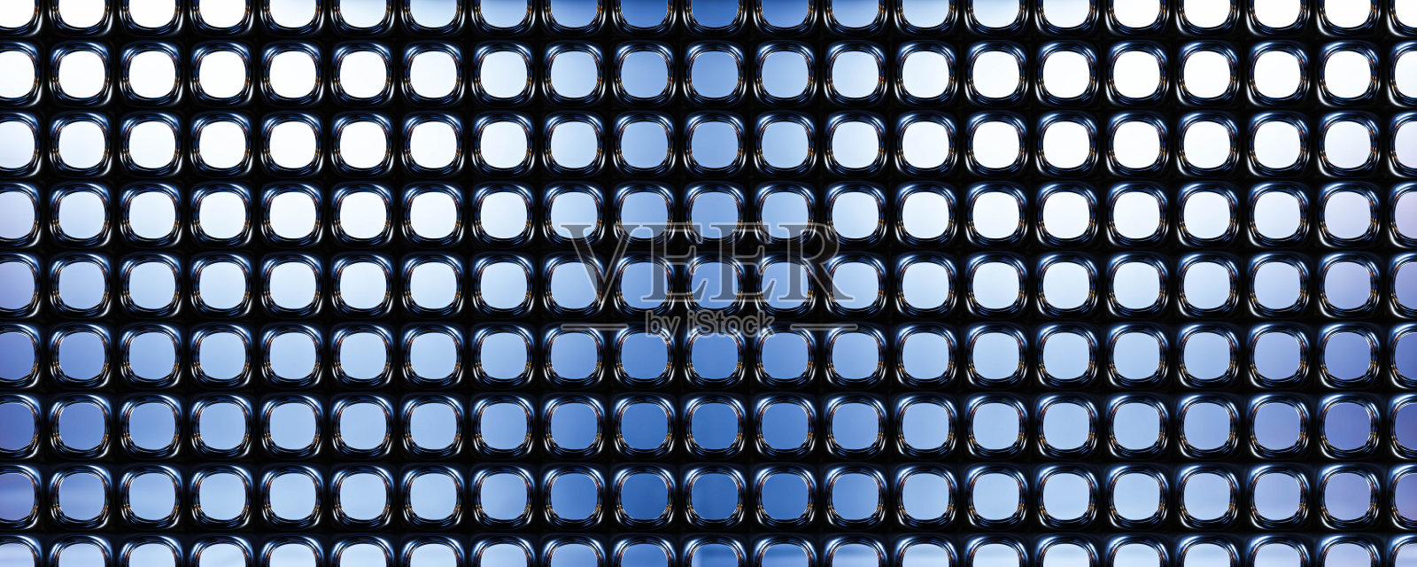 深色铬金属背景与穿孔3d渲染插图照片摄影图片