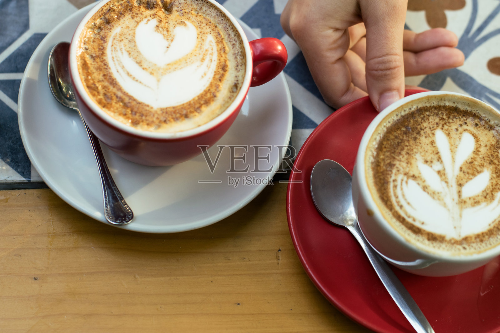 卡布奇诺咖啡库存图片照片摄影图片