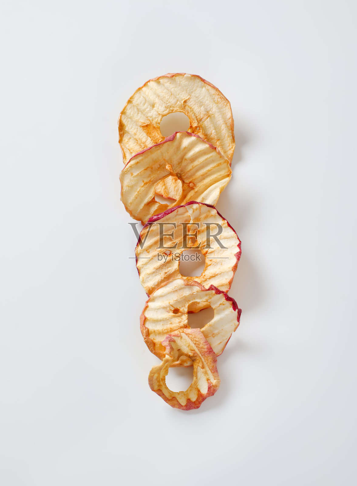 干苹果芯片照片摄影图片