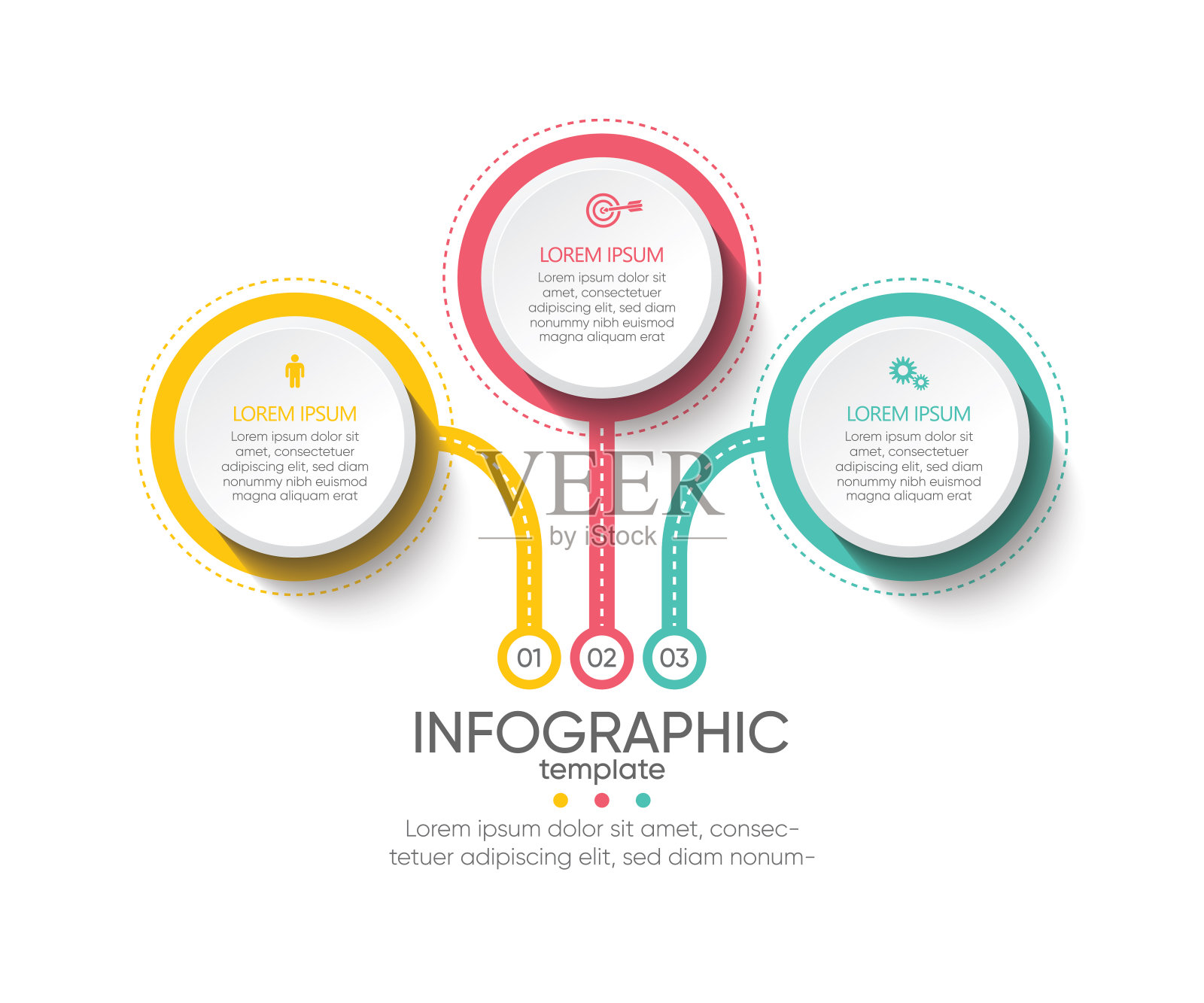 展示业务抽象背景信息图表模板插画图片素材