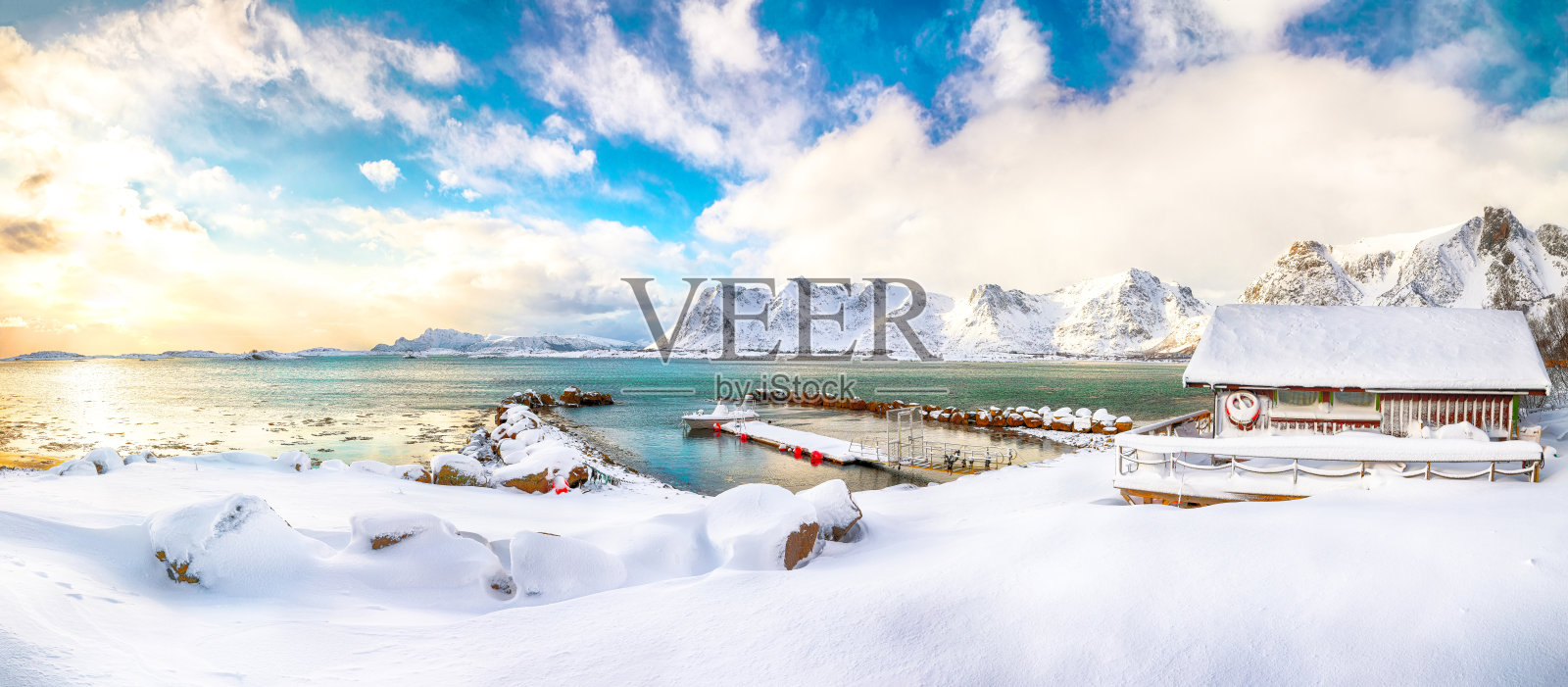 罗浮敦迷人的风景照片摄影图片