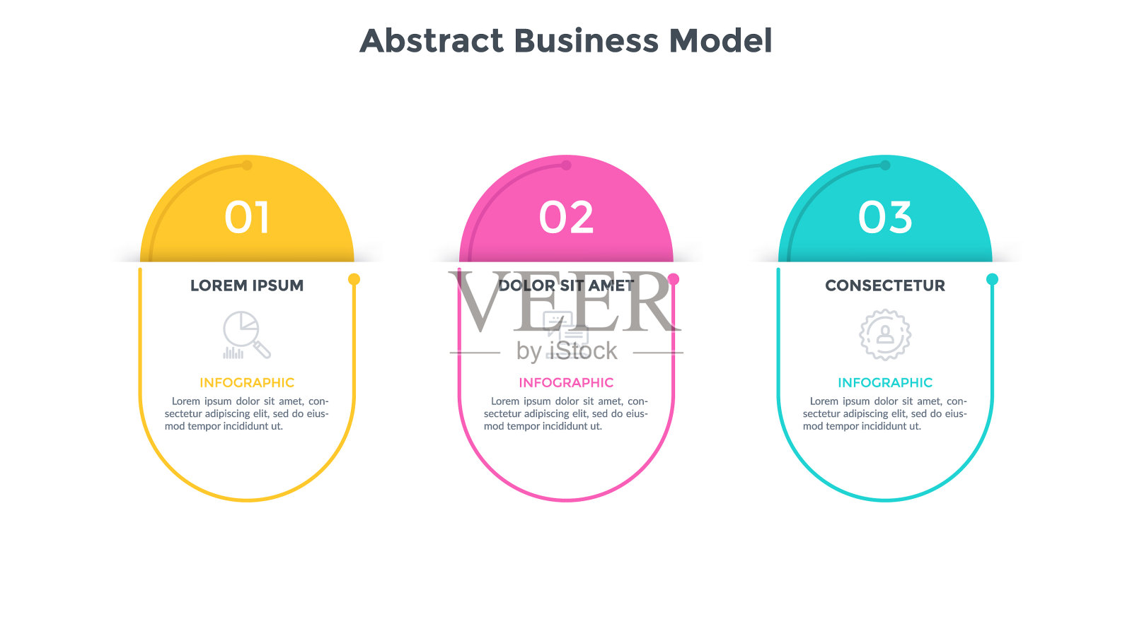 现代信息图表选项横幅插画图片素材