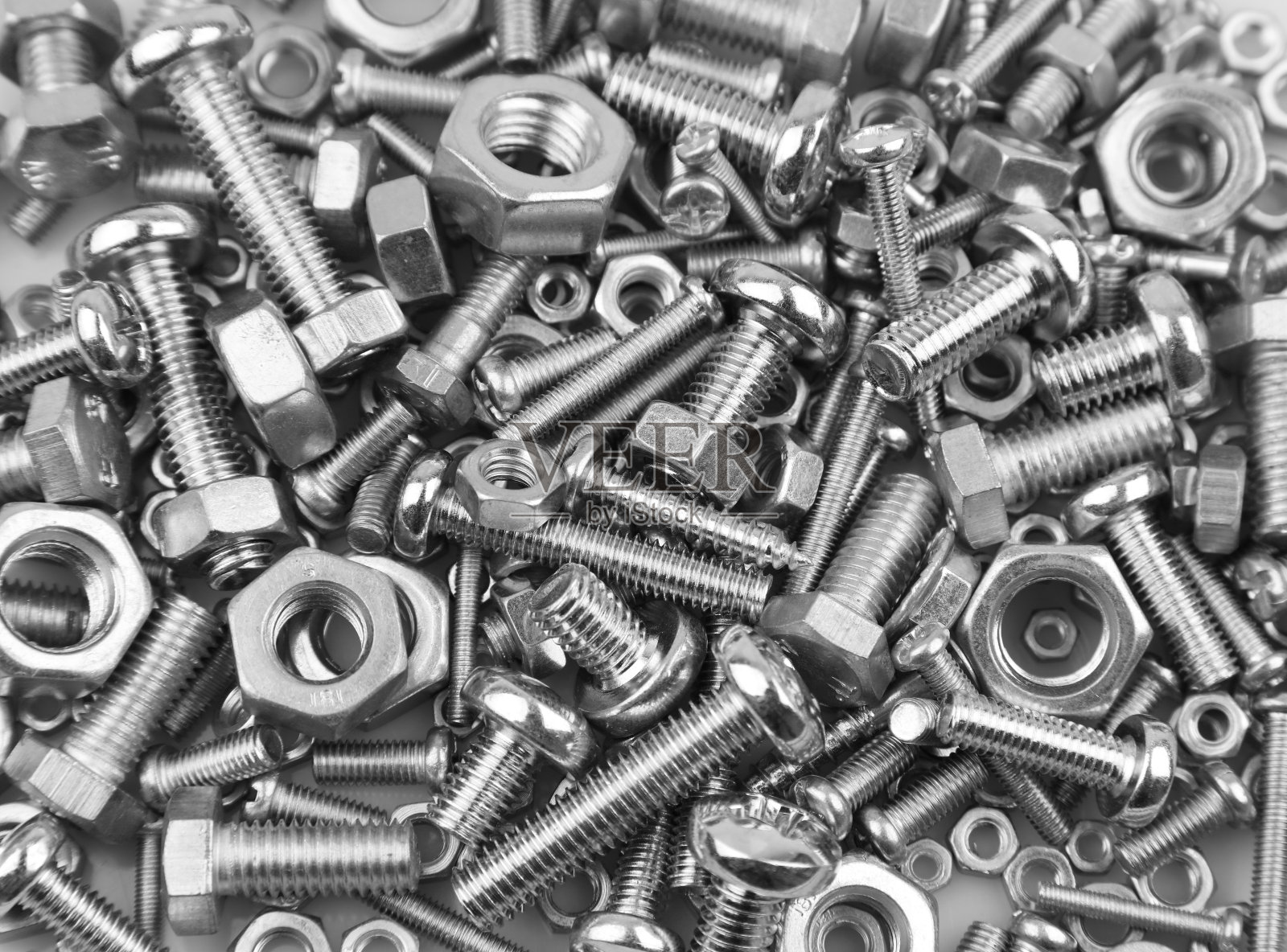 螺母和螺栓照片摄影图片