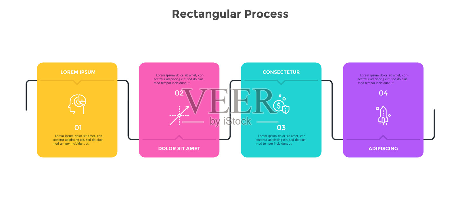 现代信息图表选项横幅插画图片素材