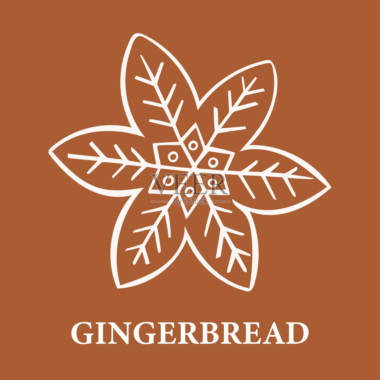 姜饼饼干涂鸦矢量，节日季节画和短语的卡片，横幅，海报，剪贴簿，枕头，杯子和衣服设计。插画图片素材