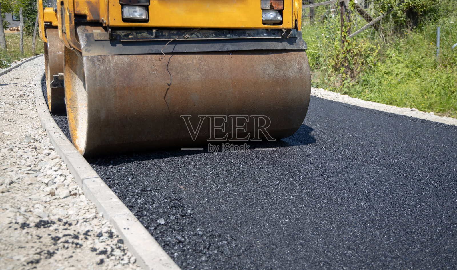 沥青铺路照片摄影图片