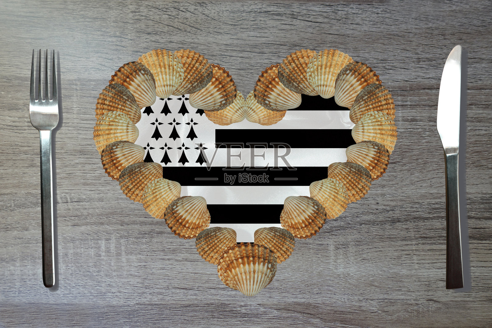 海鲜餐厅布列塔尼美食集餐桌法国菜照片摄影图片