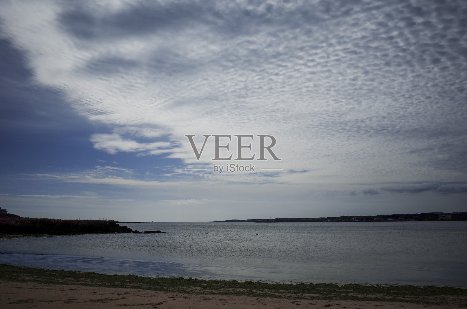 白云飘海风光照片摄影图片