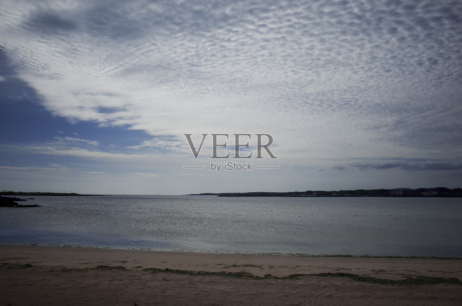 白云飘海风光照片摄影图片