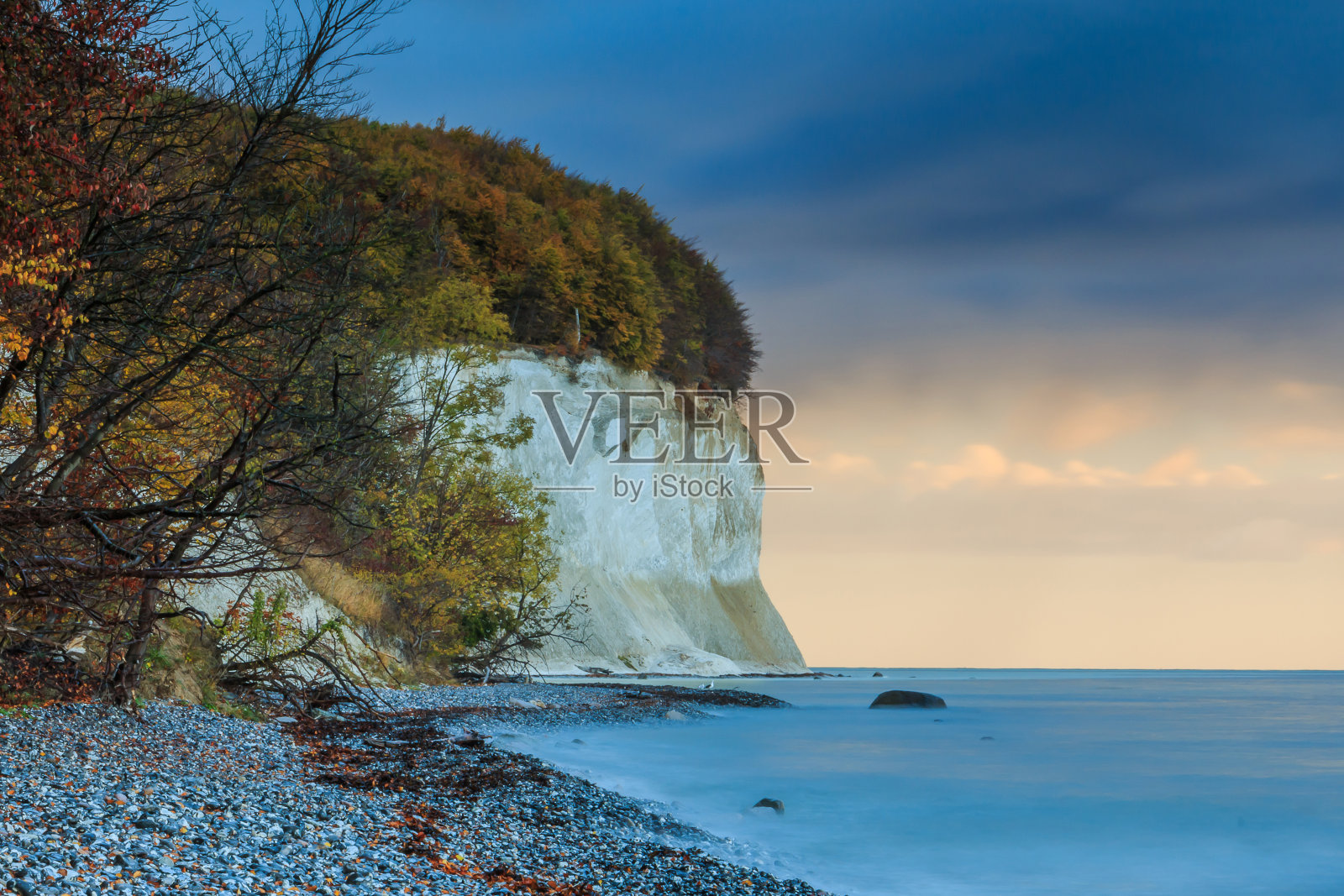 波罗的海鲁根岛的清晨海岸照片摄影图片