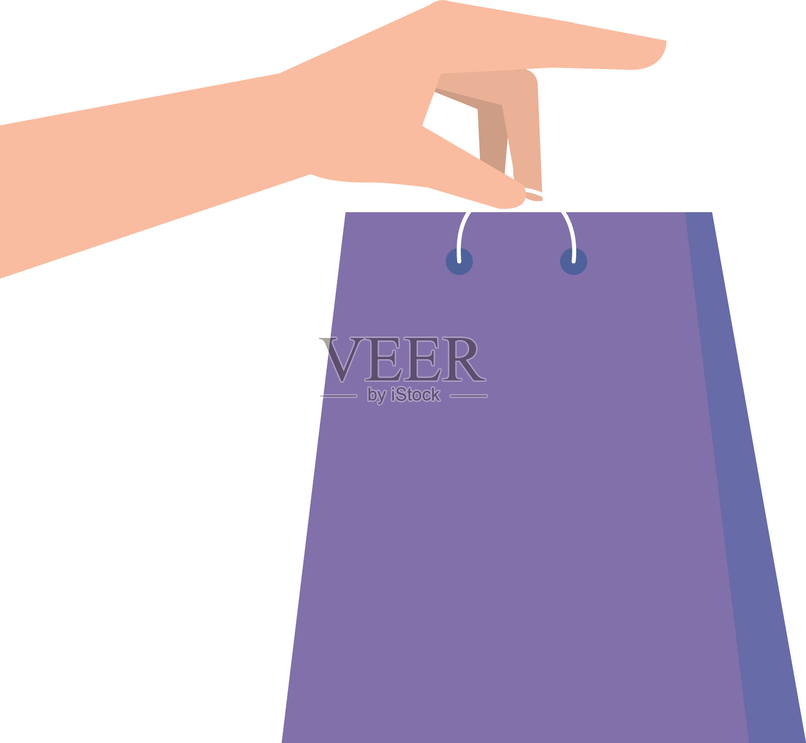 手提式购物袋设计设计元素图片