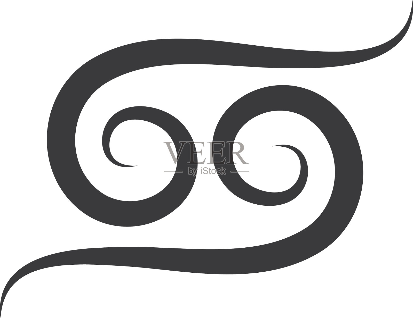 旋涡风标志图标设计设计元素图片