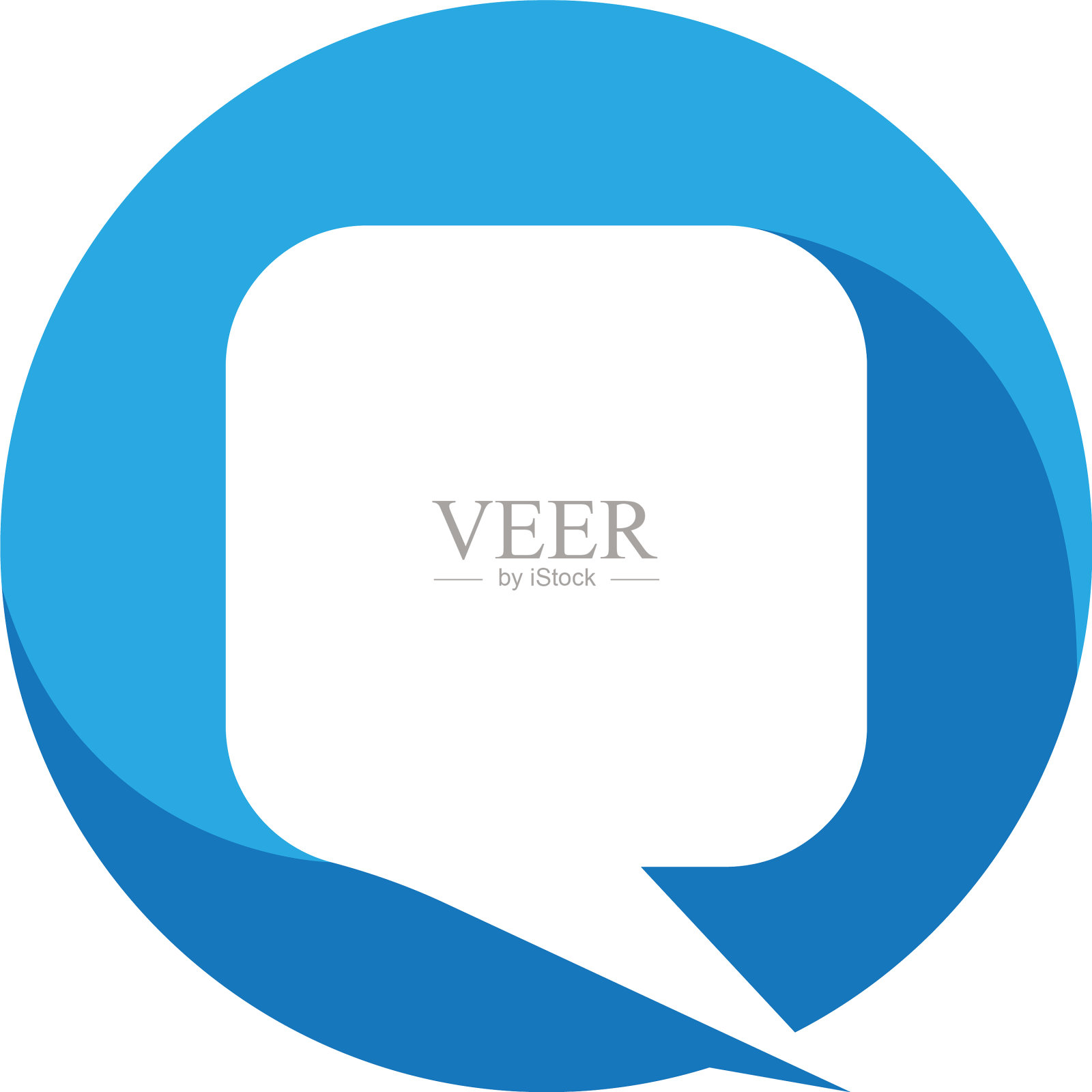 语音气泡图标logo设计元素图片