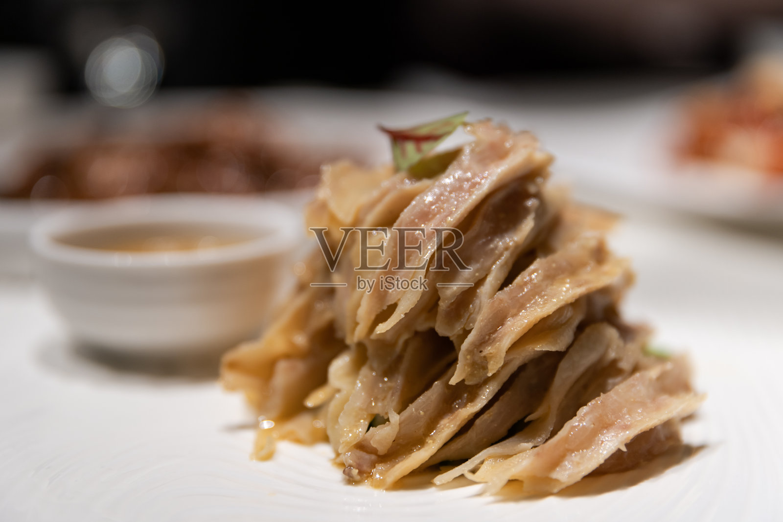 中餐:芥末鸭爪照片摄影图片