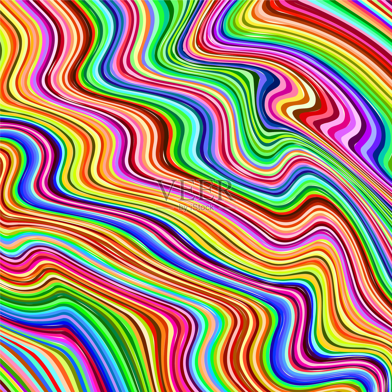 抽象色彩背景时尚海报插画图片素材