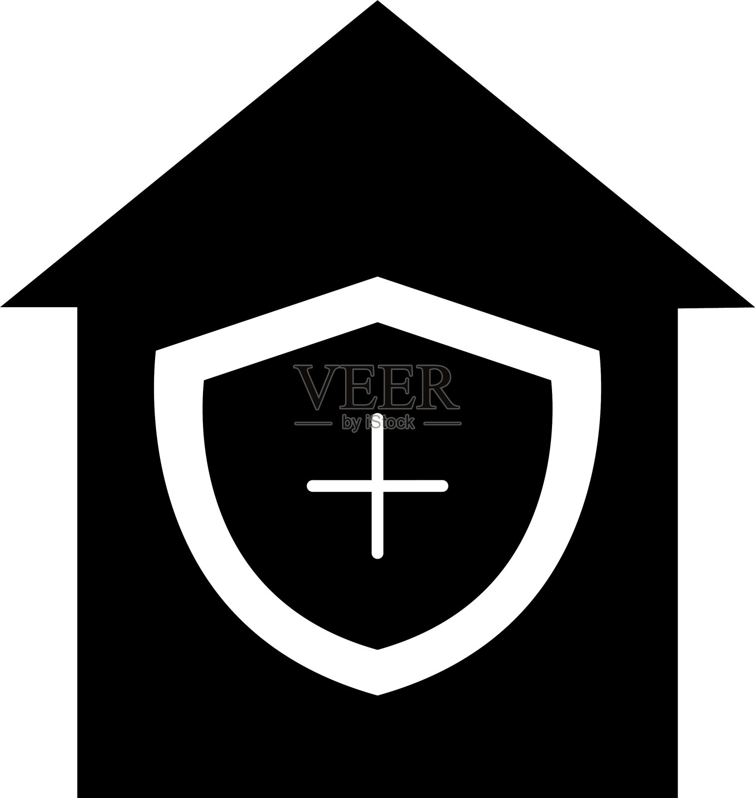 Covid - 19冠状病毒社交距离预防设计元素图片