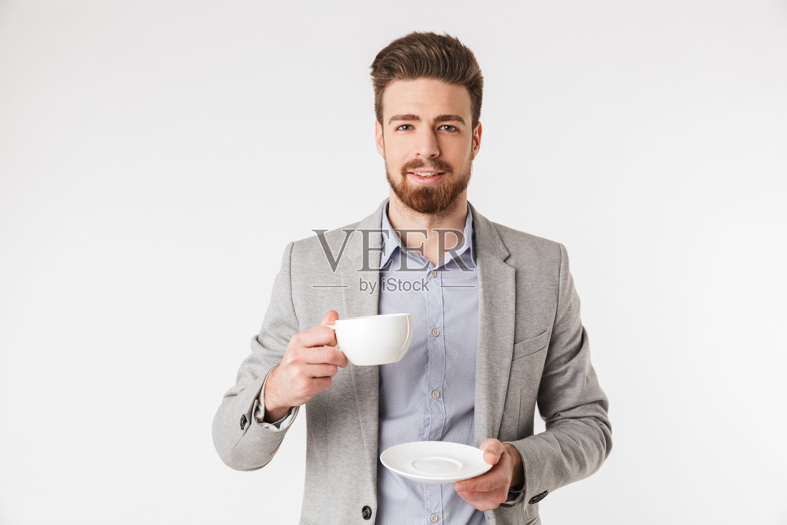 一个迷人的年轻人的肖像照片摄影图片