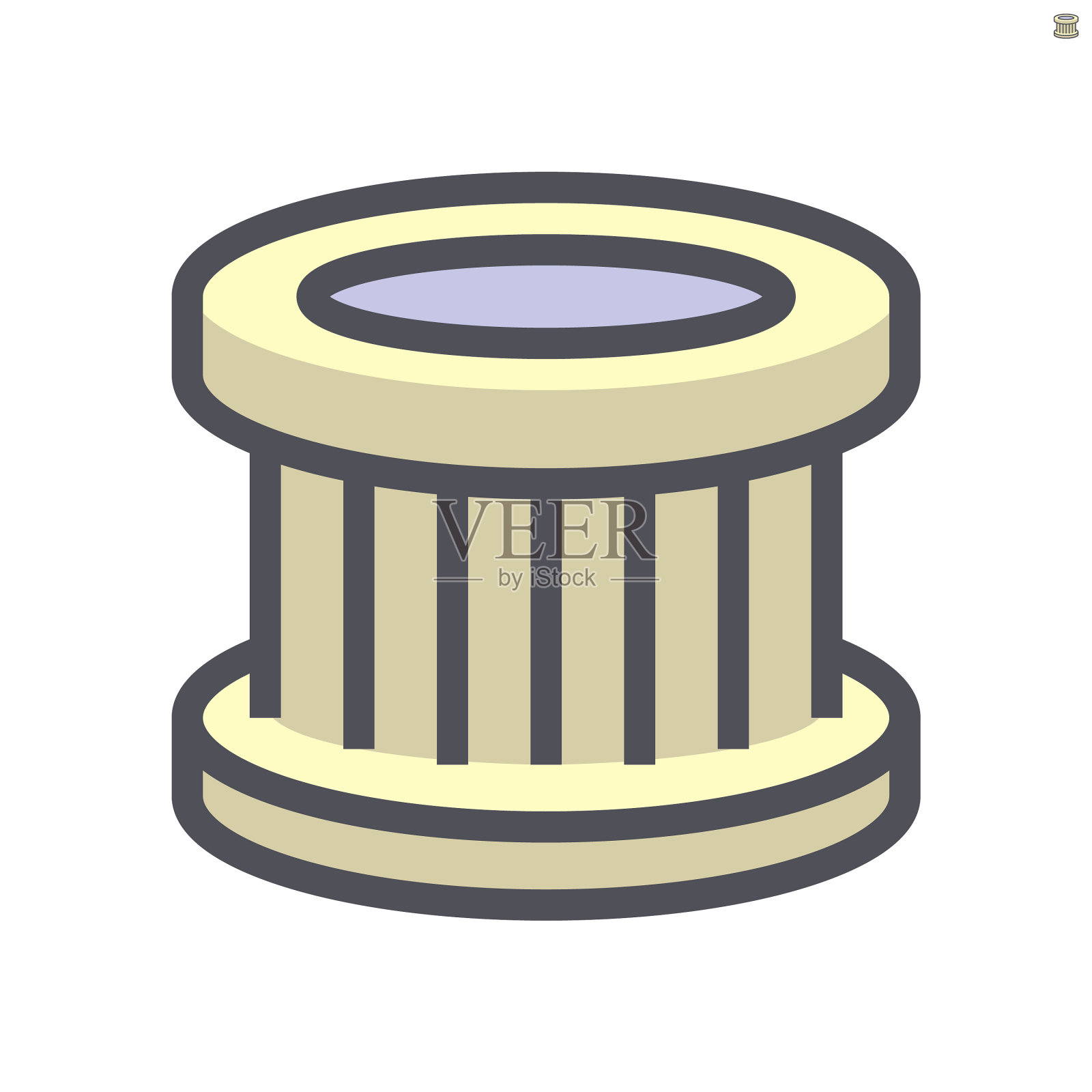 汽车空气滤清器车辆图标设计48x48图标素材