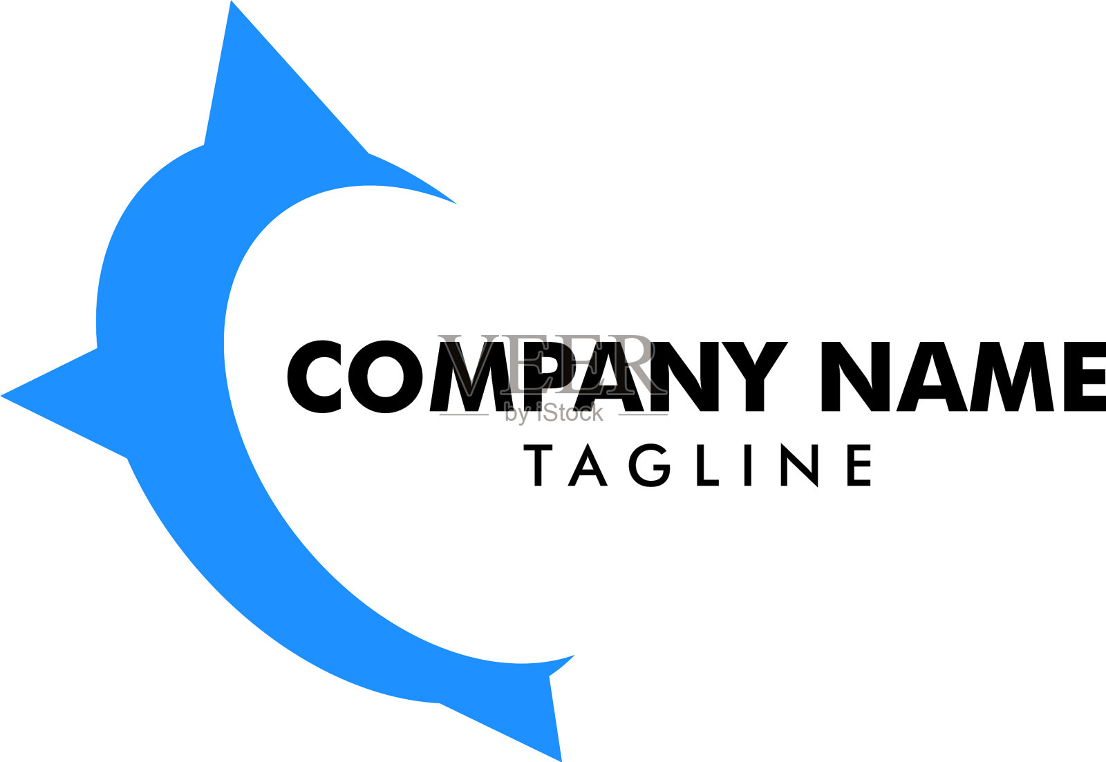 指南针标志模板图标设计插画图片素材