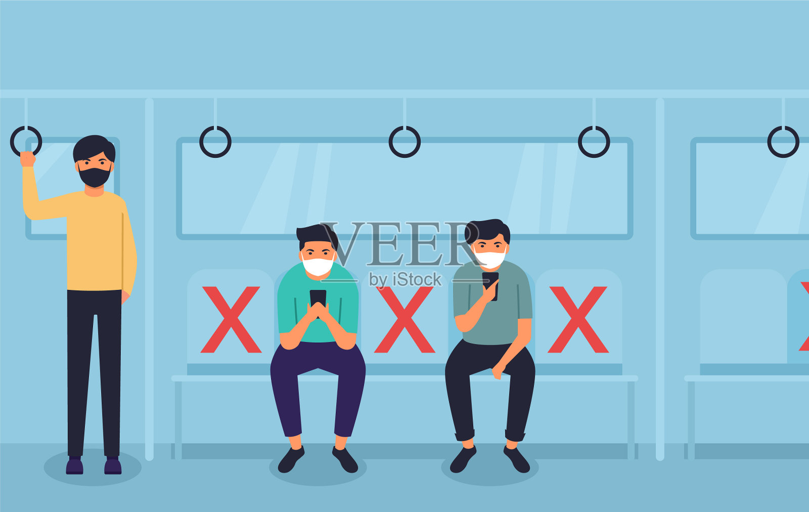 新常态插画图片素材