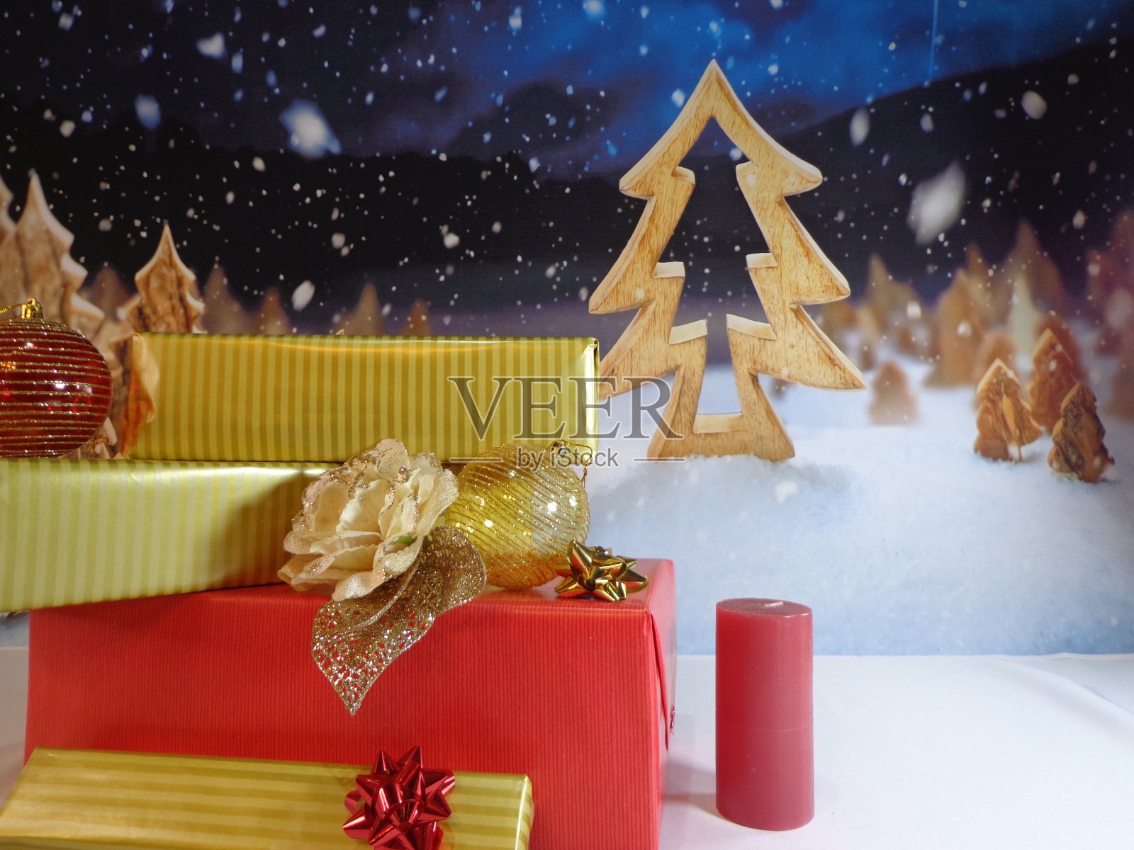 礼物和装饰照片摄影图片