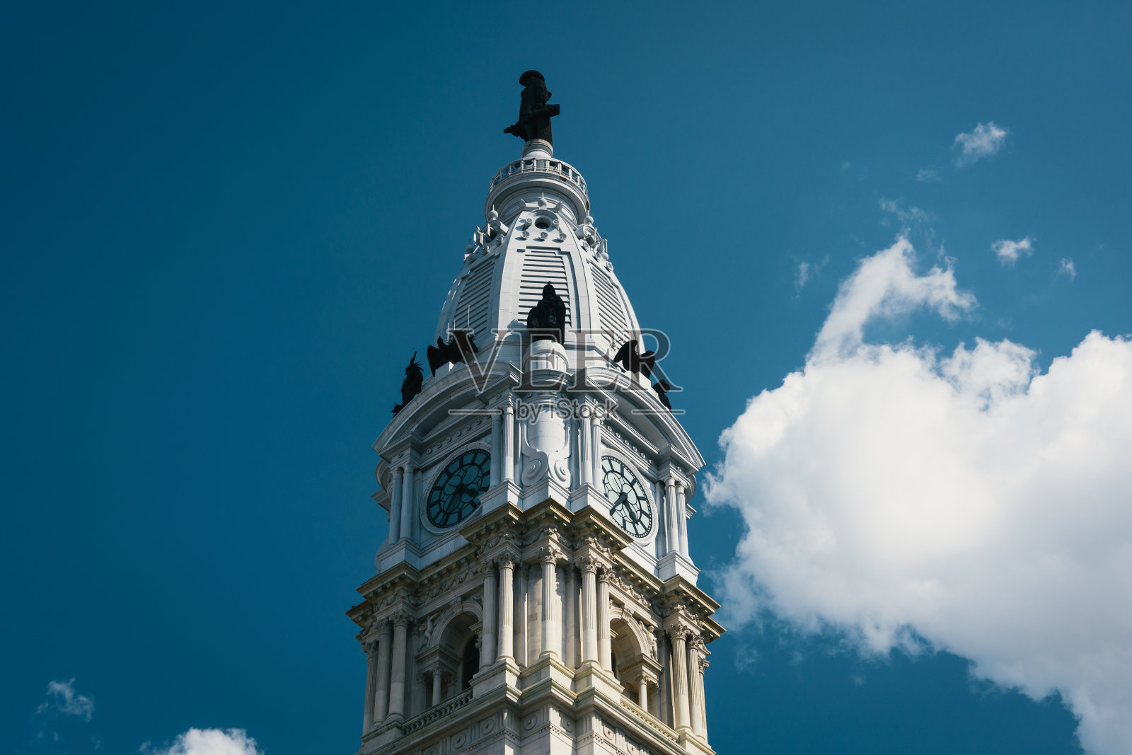 市政厅，在中心城市，费城，宾夕法尼亚州照片摄影图片