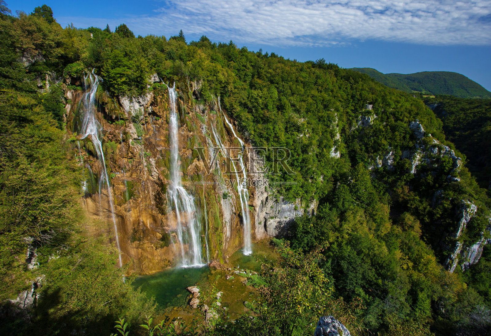 普利特维茨湖国家公园照片摄影图片