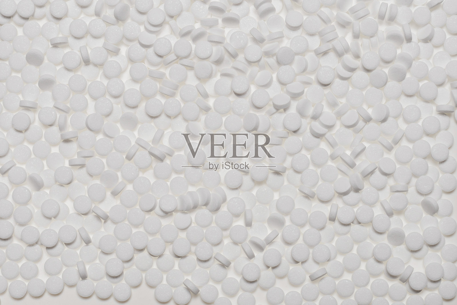 糖替代品药丸孤立在白色背景。照片摄影图片