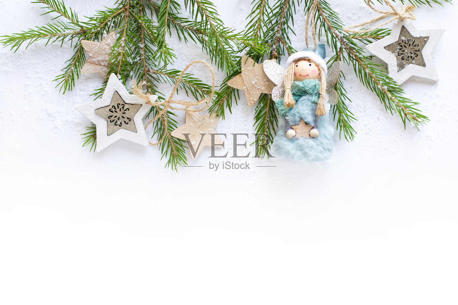 圣诞树装饰照片摄影图片