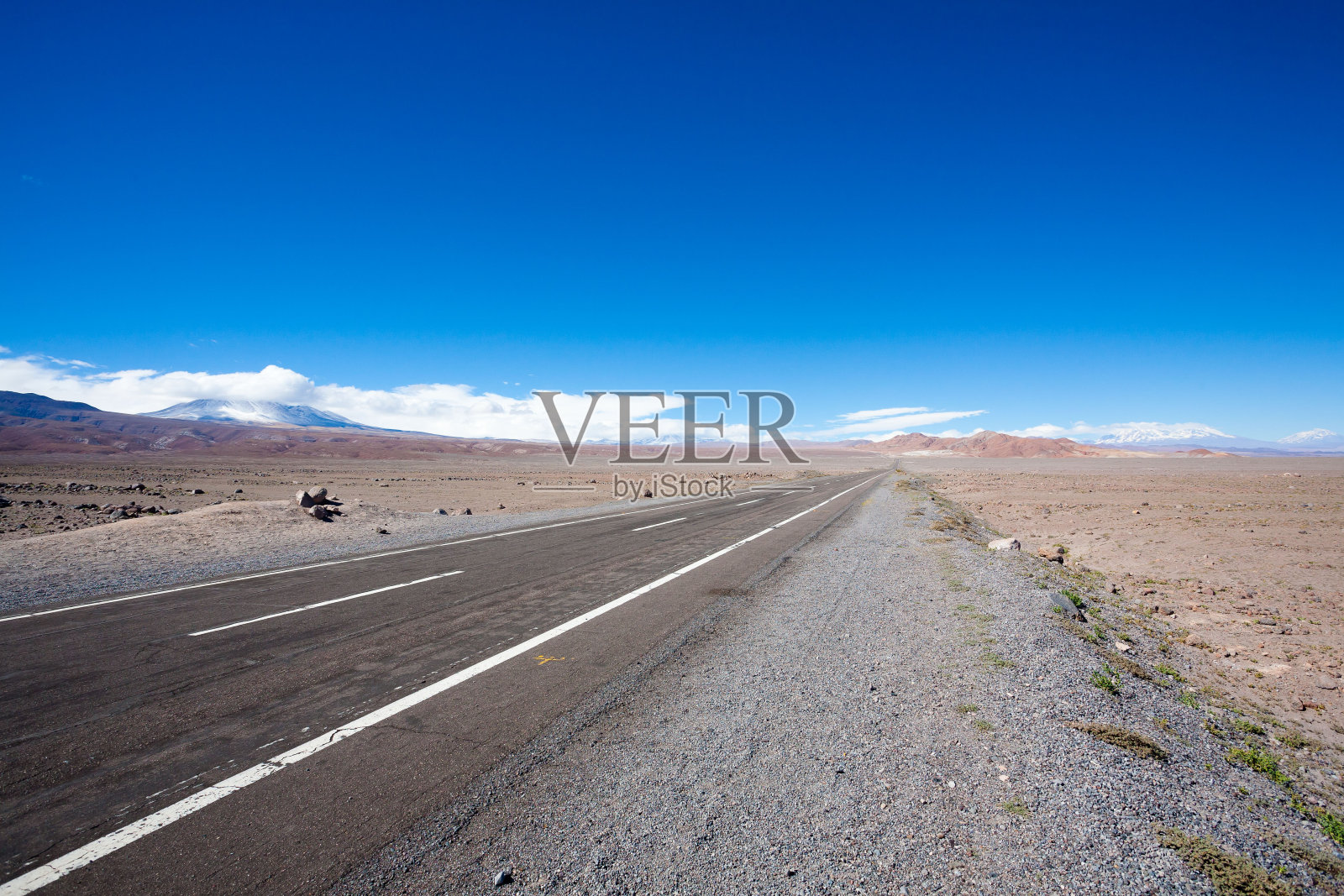 通往圣佩德罗德阿塔卡马的道路，智利风景照片摄影图片