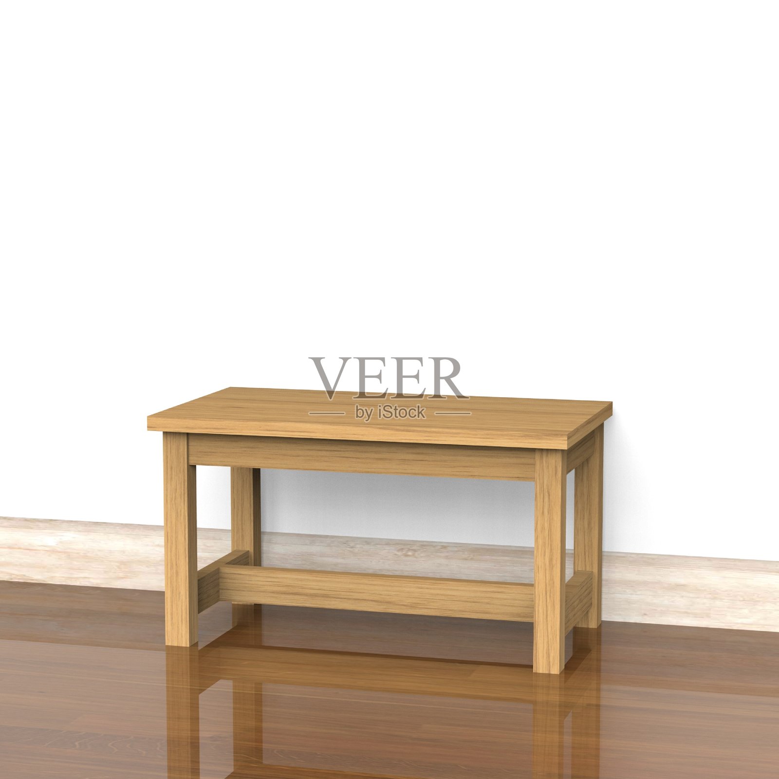 渲染三维橱柜，边板，咖啡桌家具照片摄影图片