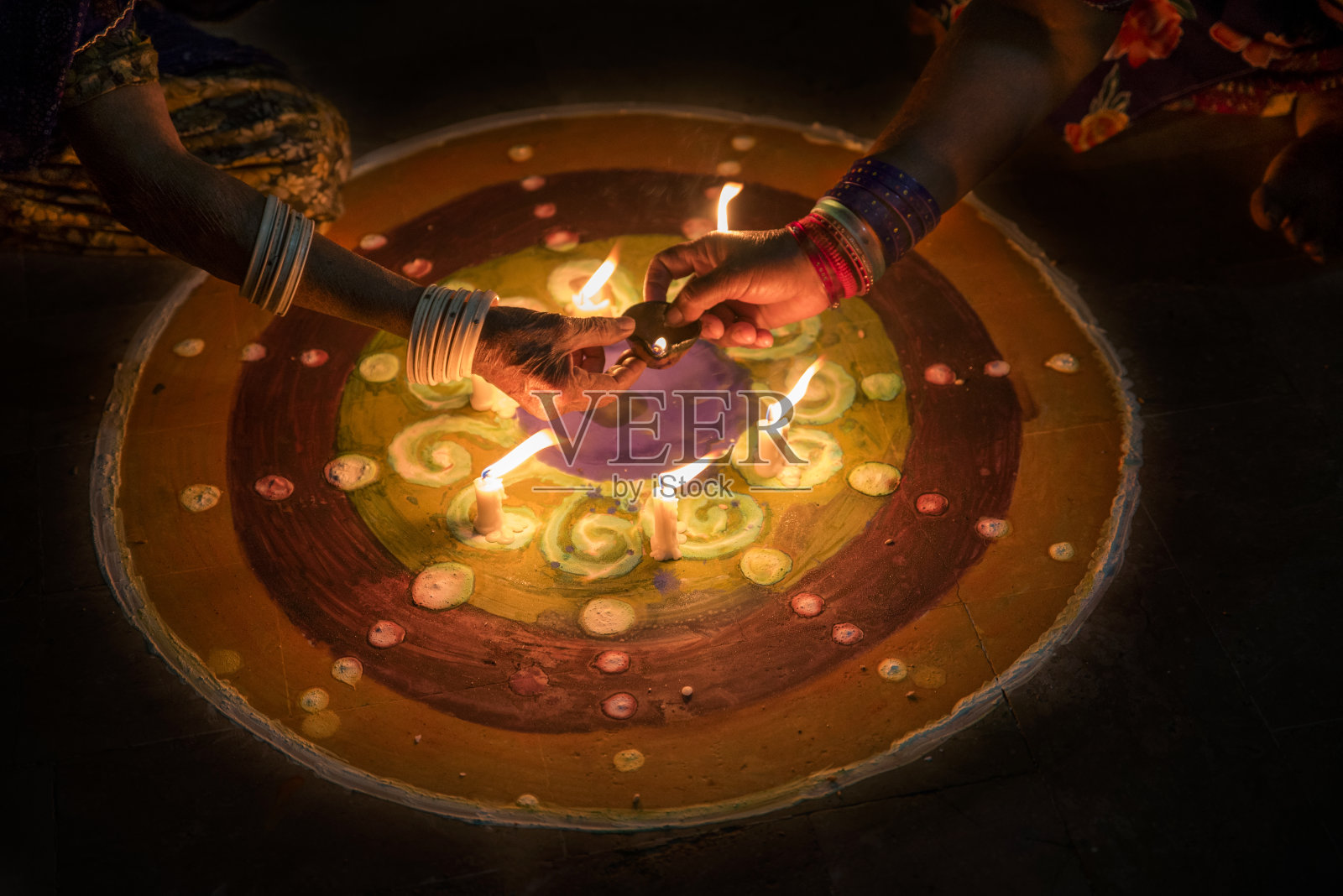 排灯节的节日照片摄影图片