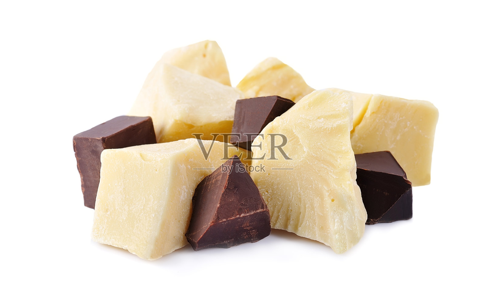 可可油配黑巧克力照片摄影图片