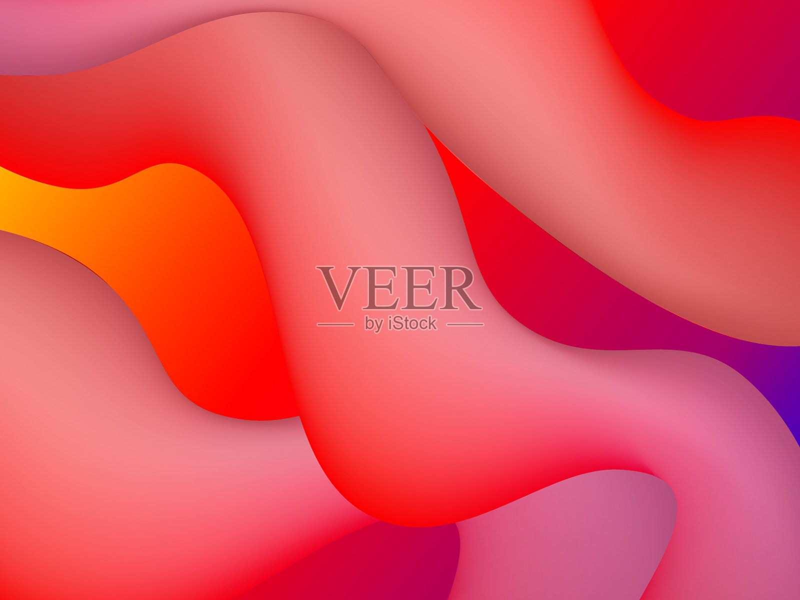 明亮的抽象背景与彩色漩涡插画图片素材