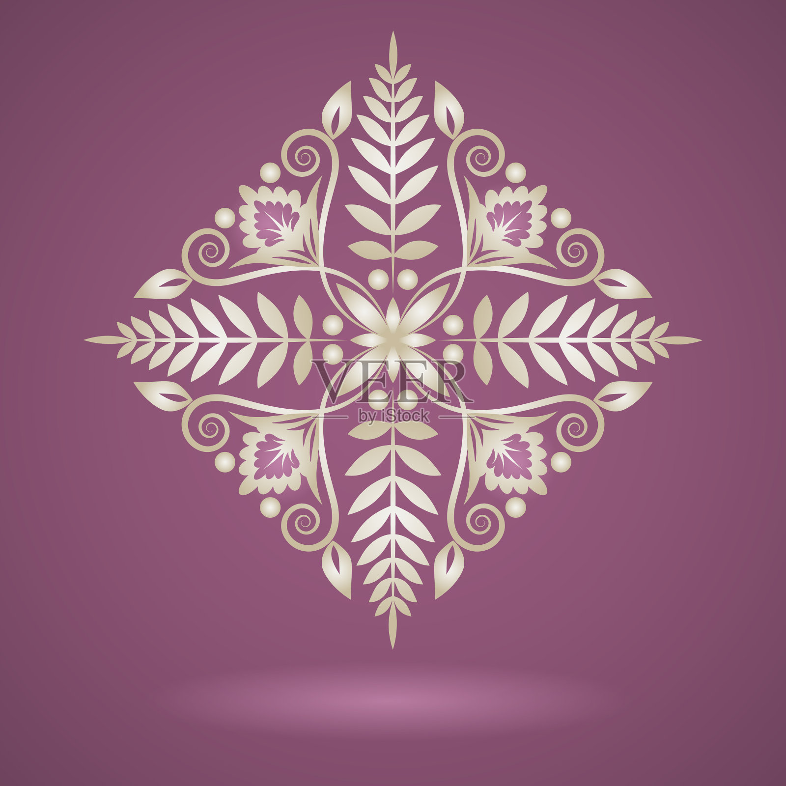 装饰花插画图片素材