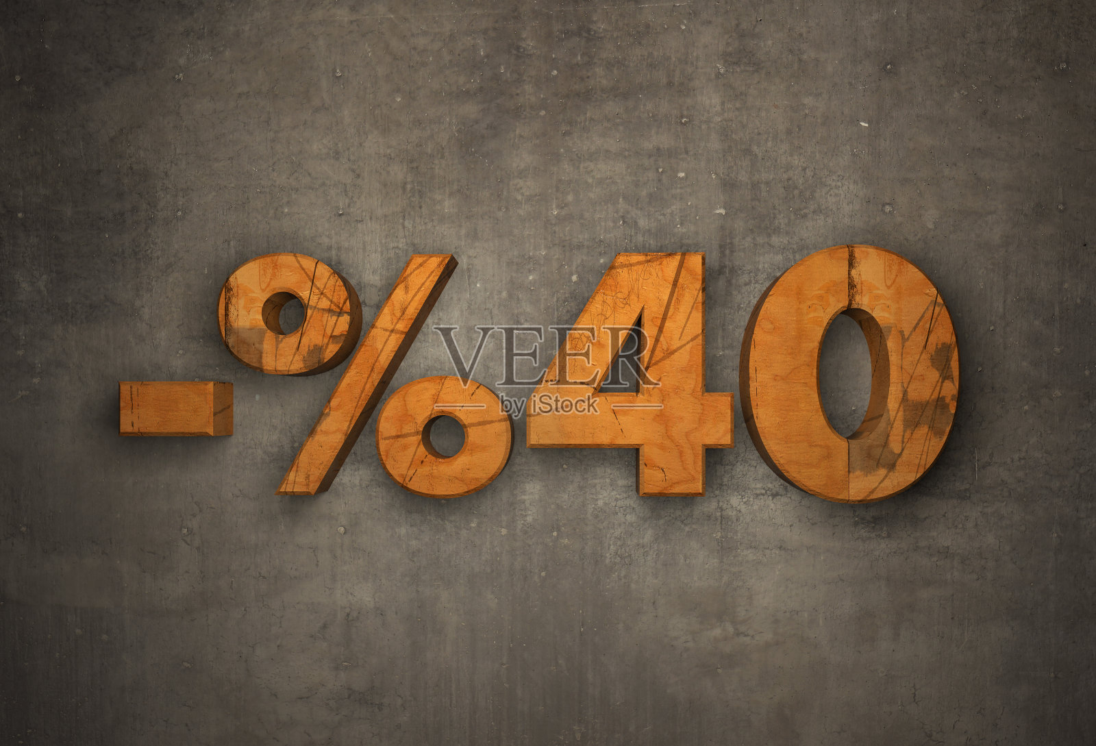 木制四折文字在墙上照片摄影图片