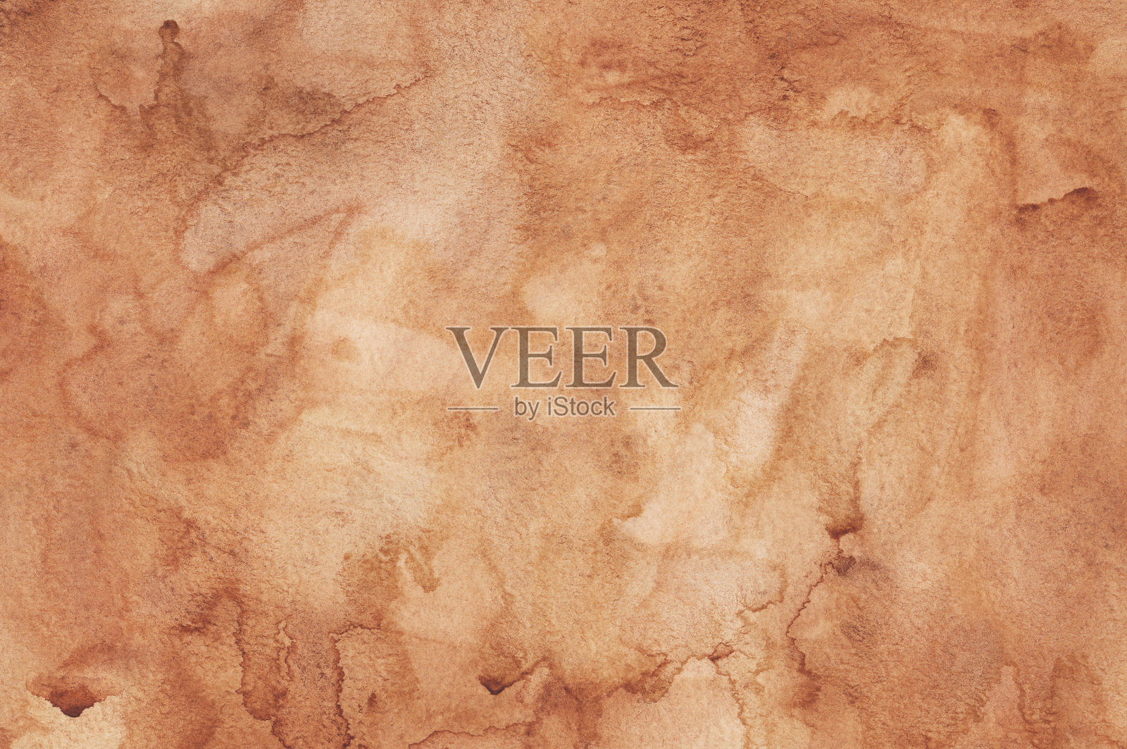 水彩沉着棕色背景纹理。古老的羊皮纸的背景。照片摄影图片