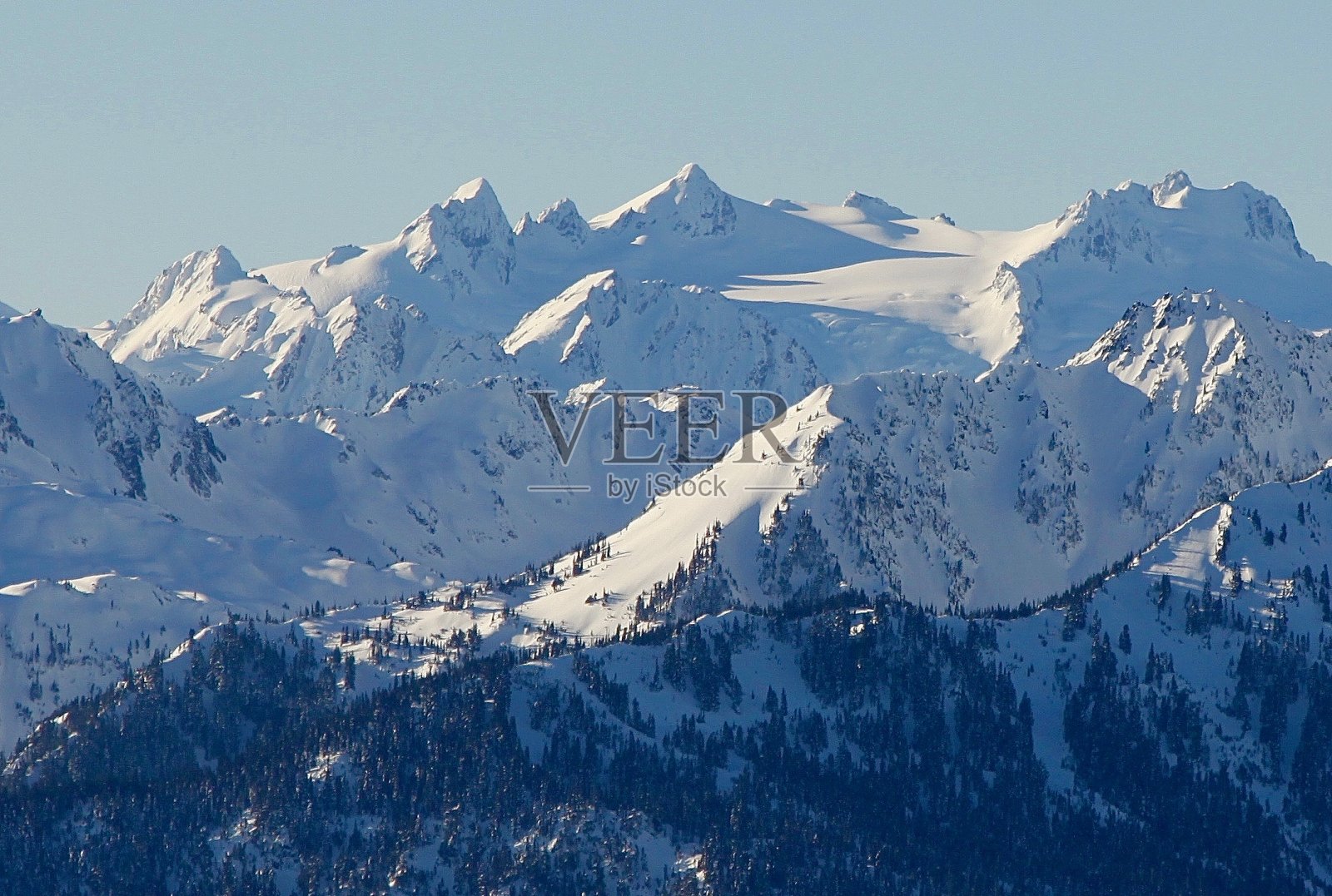 奥林匹克国家公园的卡丽山照片摄影图片