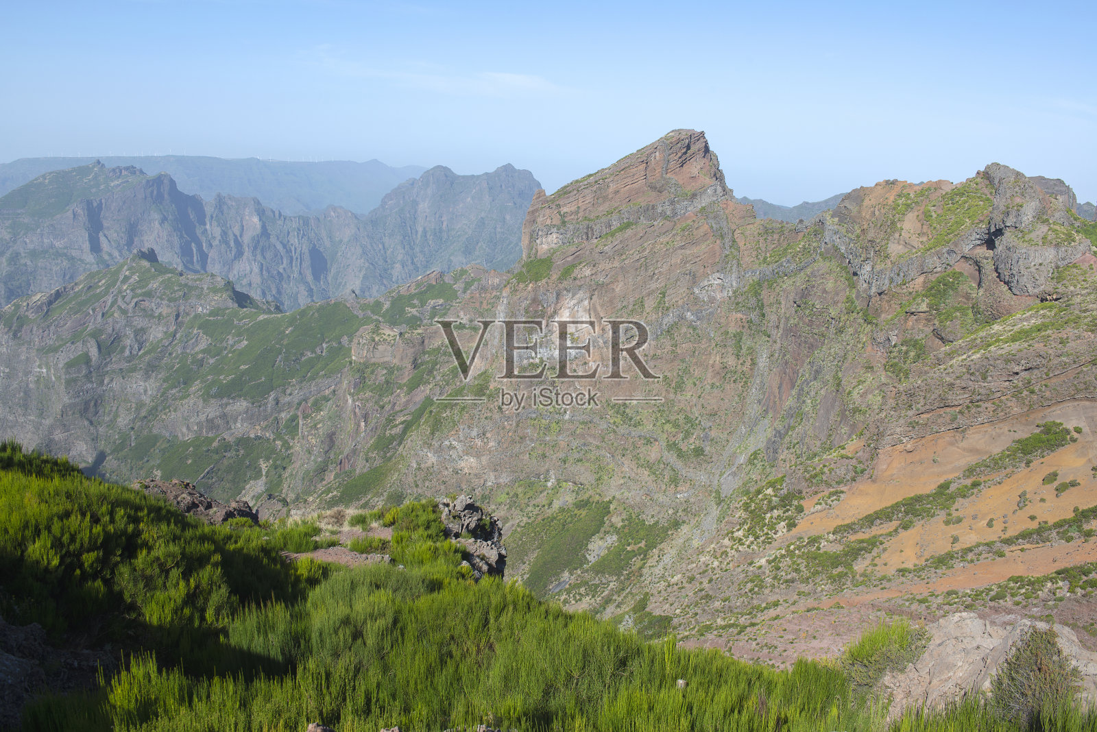 Arieiro观察站。照片摄影图片