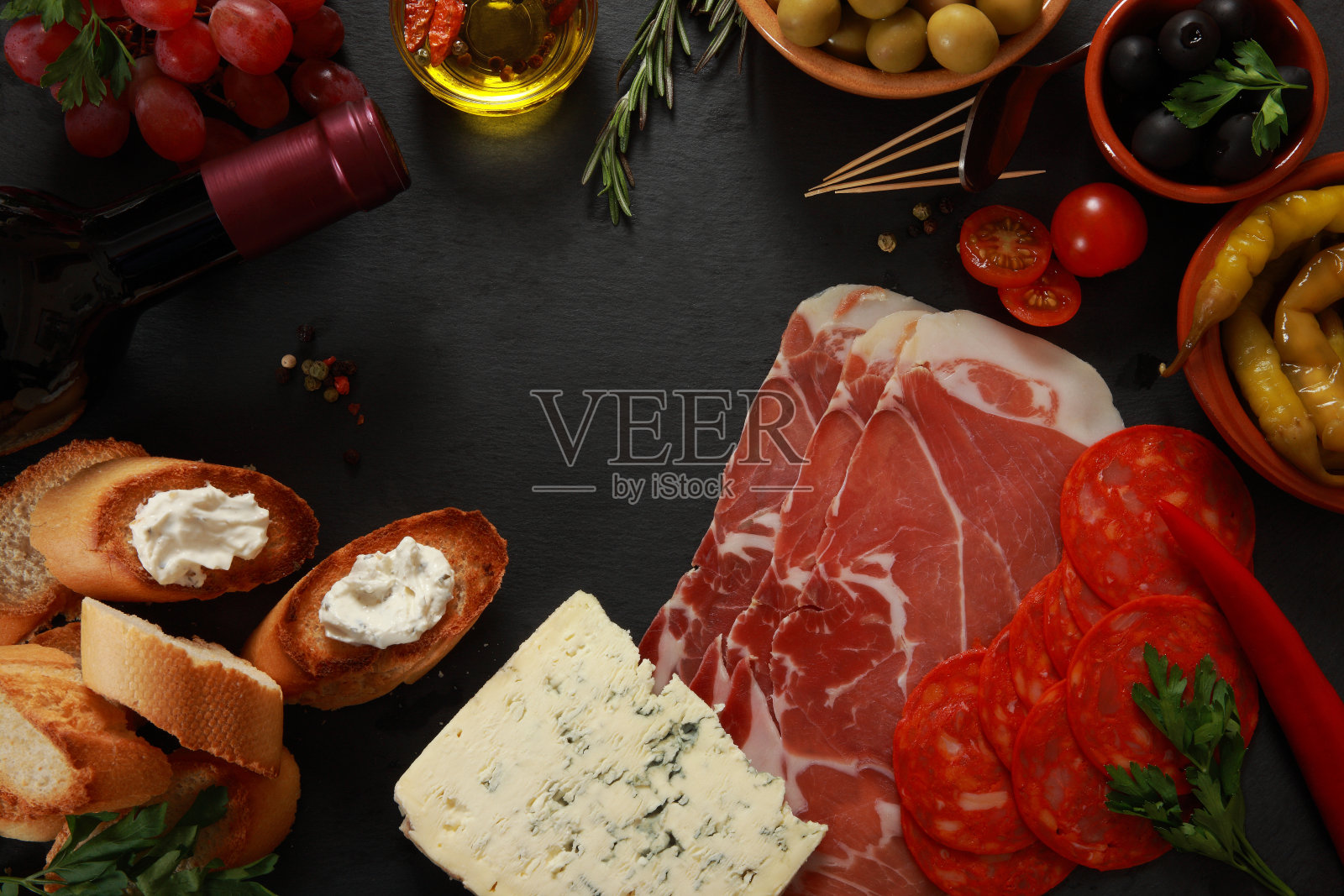 餐前小吃和点心照片摄影图片