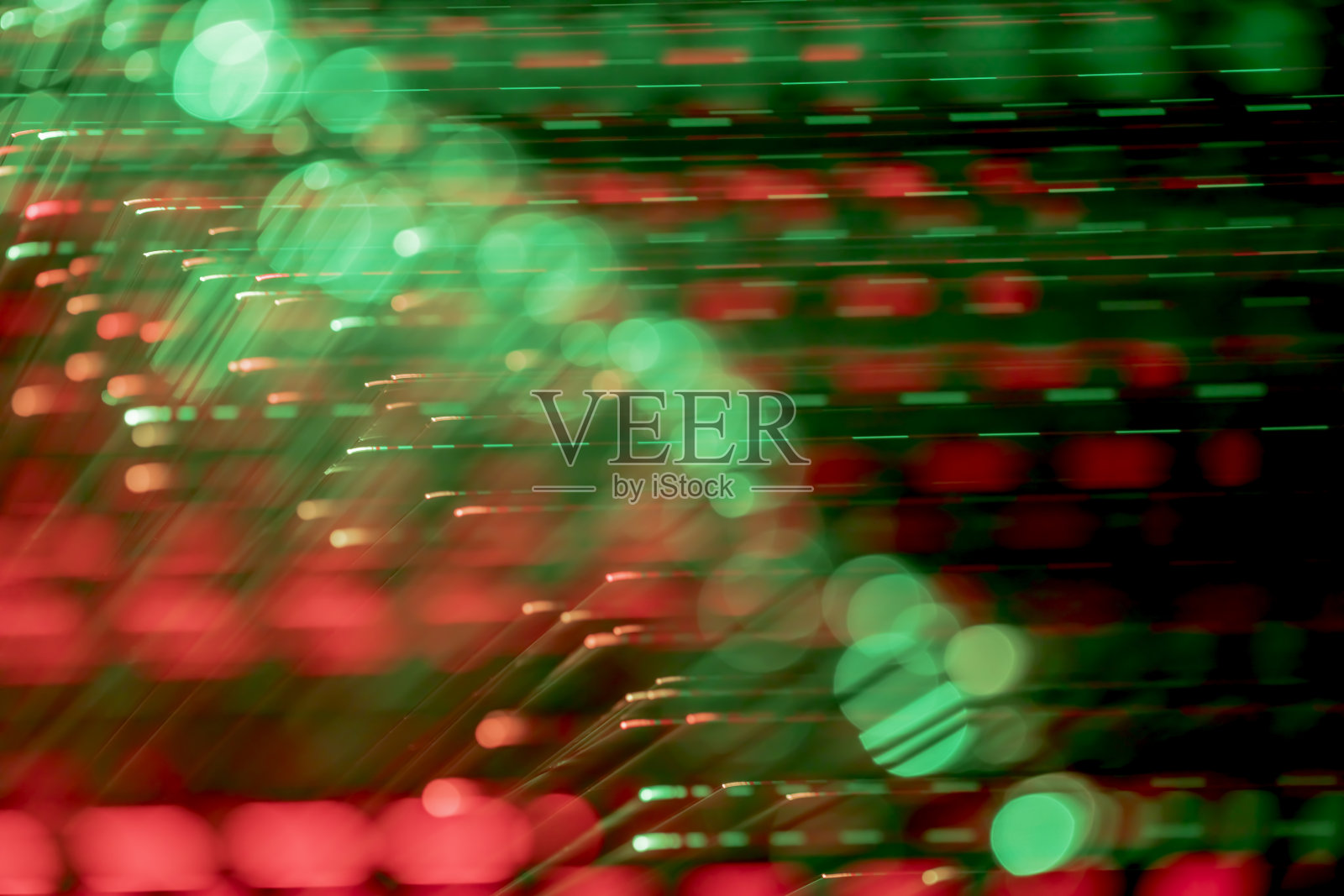 摘要利用光纤制作的散焦斑点背景。照片摄影图片