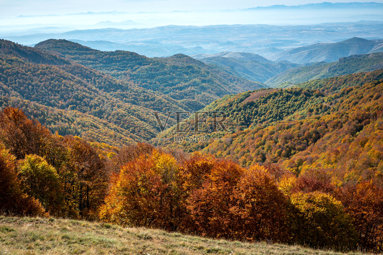 五彩缤纷的秋景美景照片摄影图片