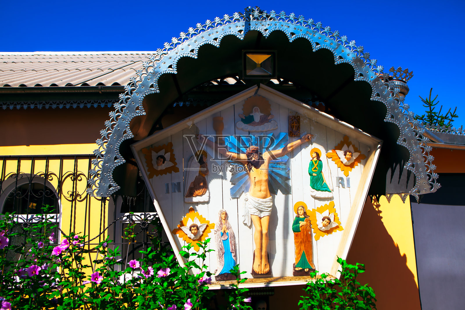 与耶稣的十字架照片摄影图片