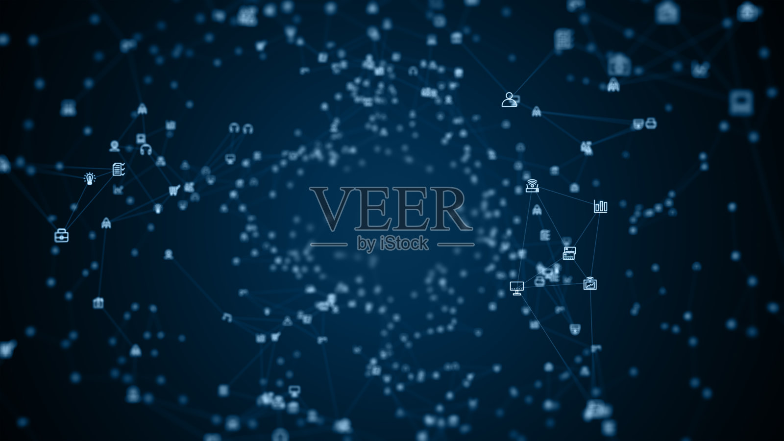 技术数字数据网络连接和网络安全概念，社交网络连接，5g高速互联网连接数据分析背景。照片摄影图片