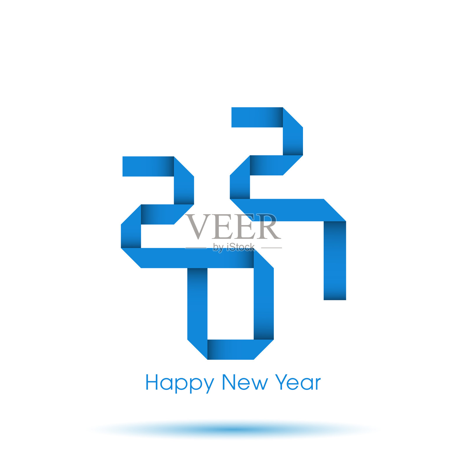 文字设计矢量2021年新年快乐。插画图片素材