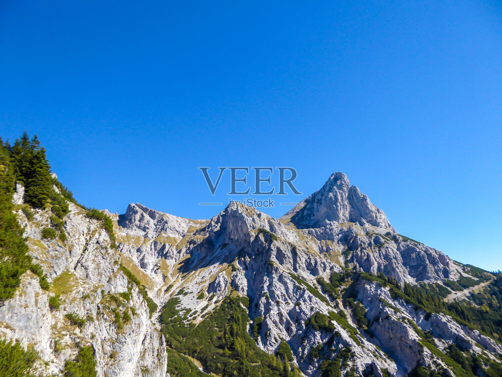 Kreuzkogel -山脉的全景照片摄影图片