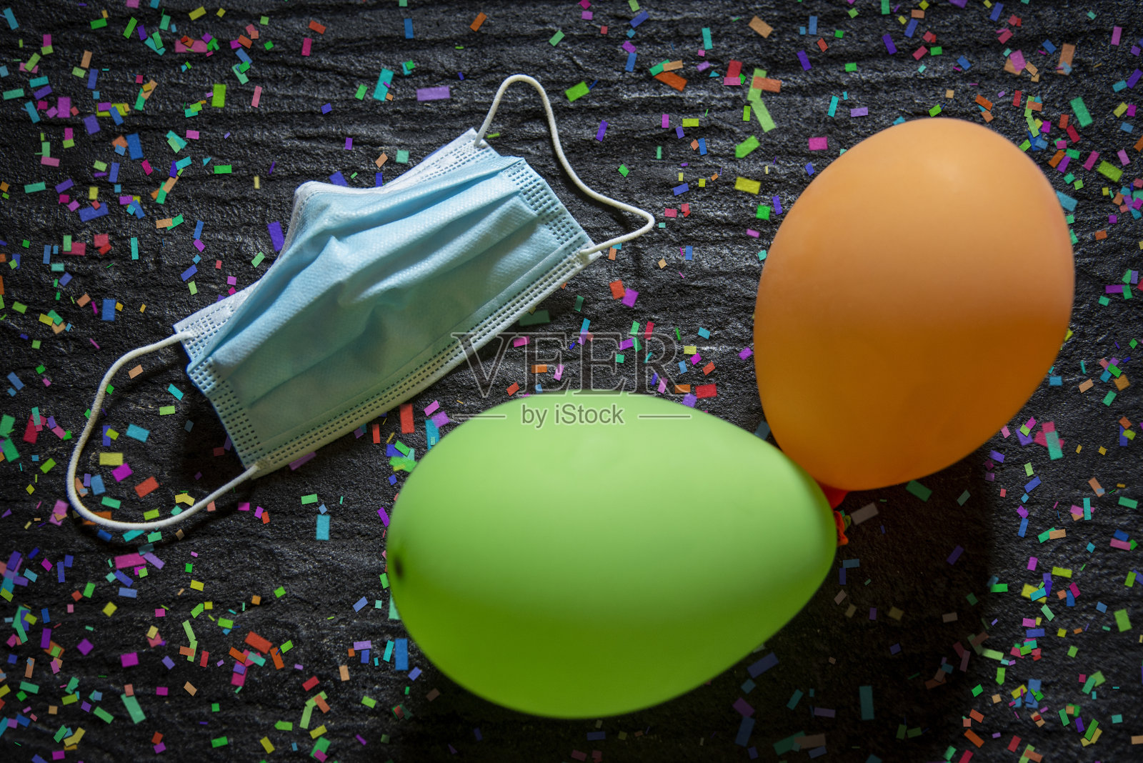 外科手术口罩。照片摄影图片