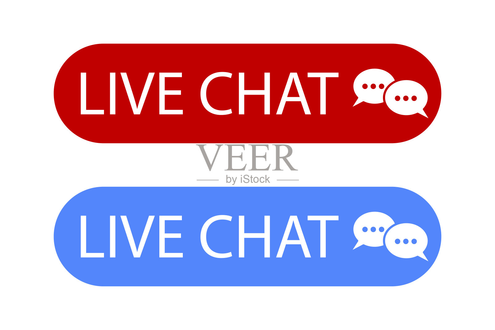 游戏背景设计的实时聊天横幅。网站模板设计。沟通图标符号。股票的形象。EPS10。插画图片素材