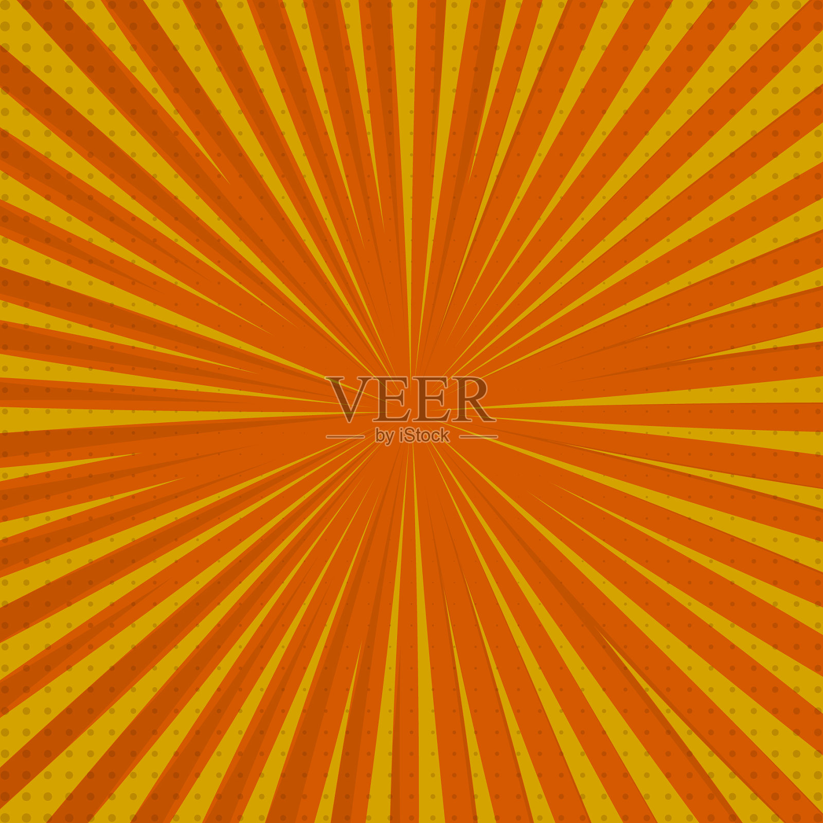 波普艺术复古漫画背景黄色插画图片素材