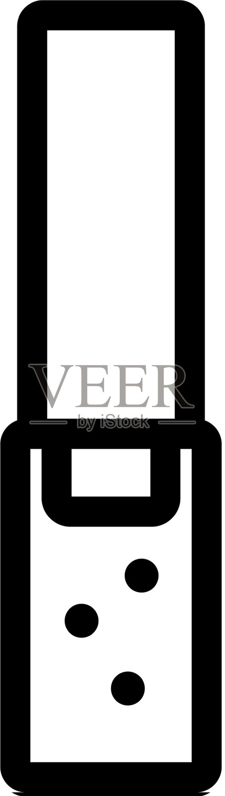 血清瓶图标轮廓图标素材